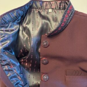 Sherwani formal suit/jacket Beaded collar with Decorative Buttons size 44